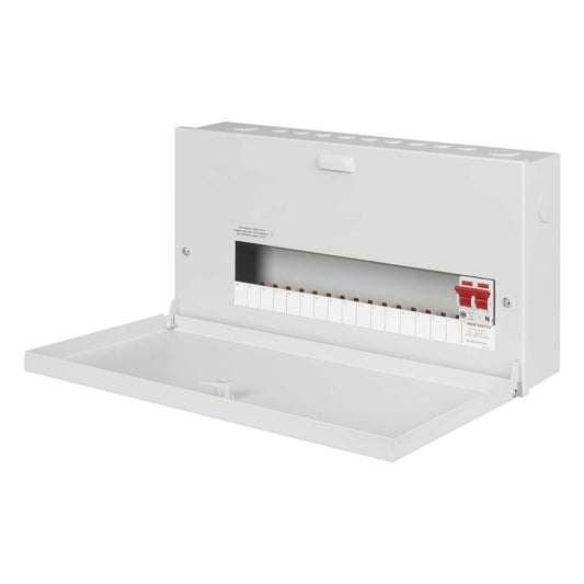 Wylex 16 Way 100A SP+N Type A Distribution Board with Incomer