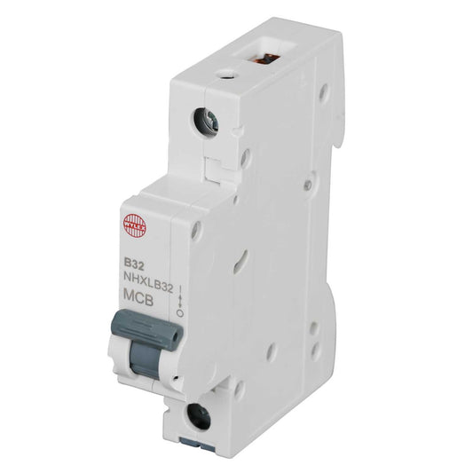 Wylex Nhxl 32A Single Pole 6kA B Curve MCB