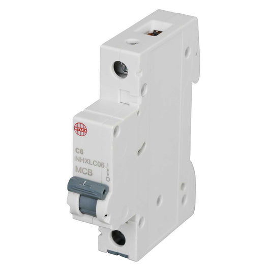 Wylex Nhxl 6A Single Pole 6kA C Curve MCB