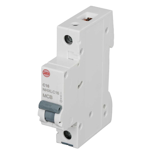 Wylex Nhxl 16A Single Pole 6kA C Curve MCB