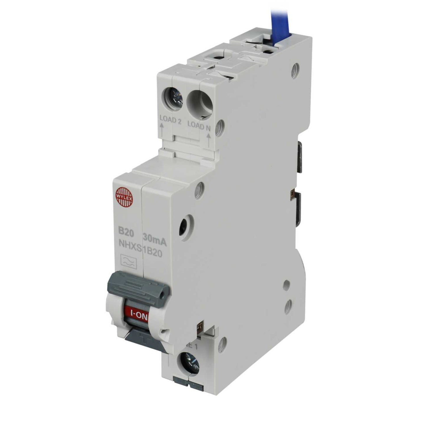 Wylex Nhxs 20A 1P+N 1 Module B Curve 6kA 30mA Rcbo