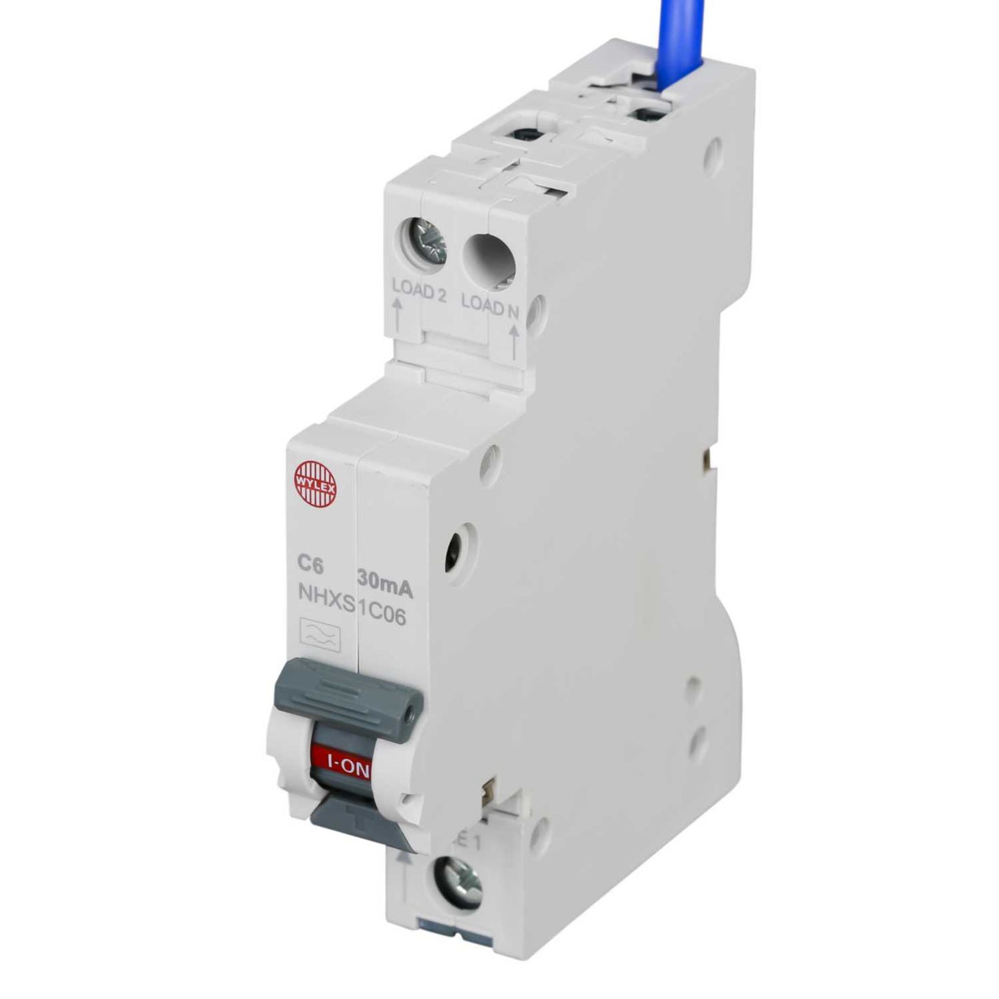 Wylex Nhxs 6A 1P+N 1 Module C Curve 6kA 30mA Rcbo