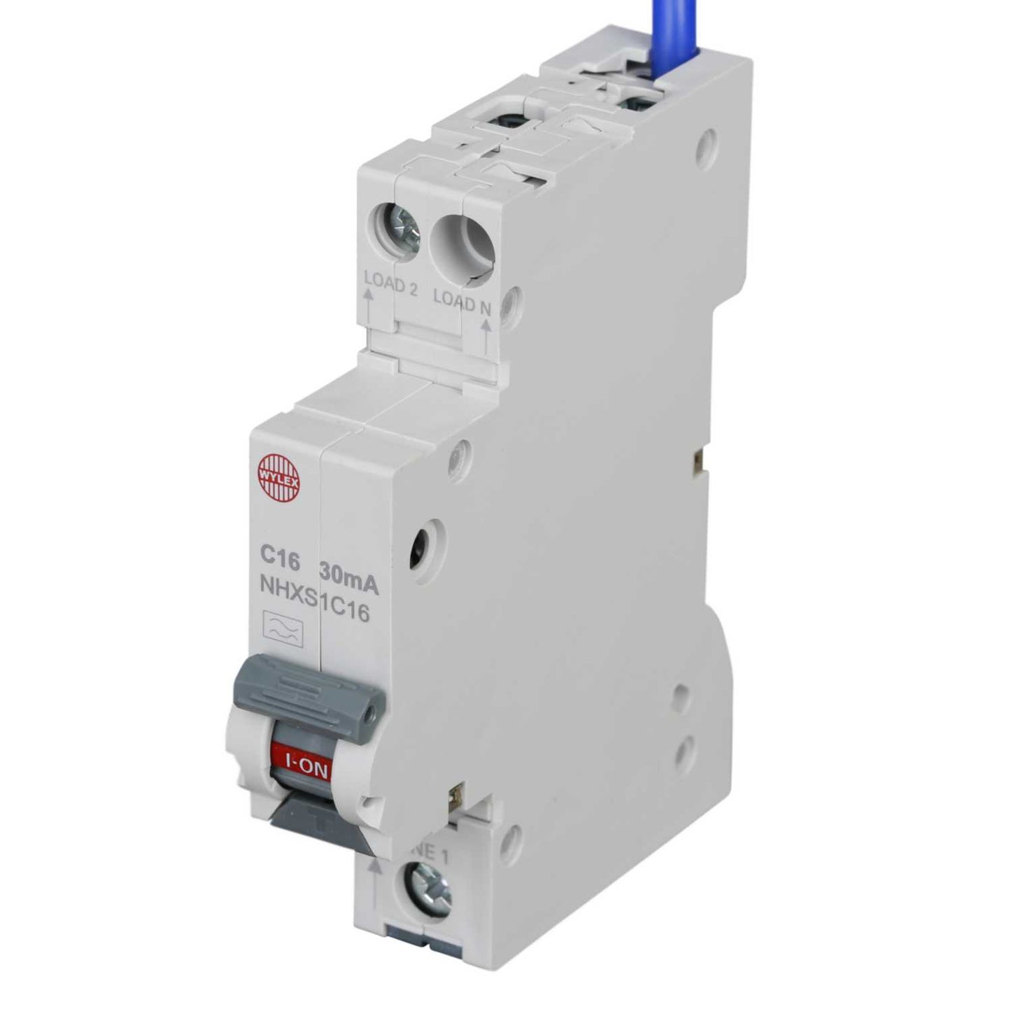 Wylex Nhxs 16A 1P+N 1 Module C Curve 6kA 30mA Rcbo