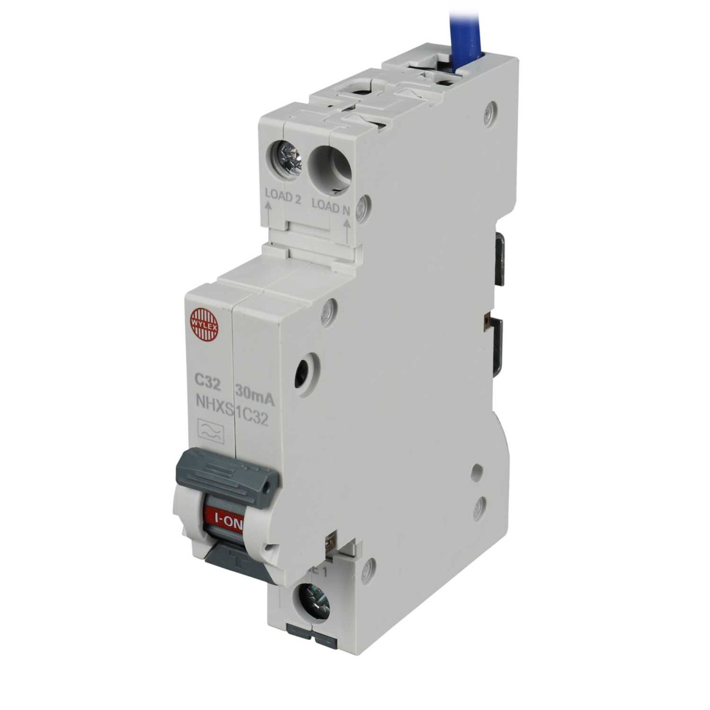 Wylex Nhxs 32A 1P+N 1 Module C Curve 6kA 30mA Rcbo