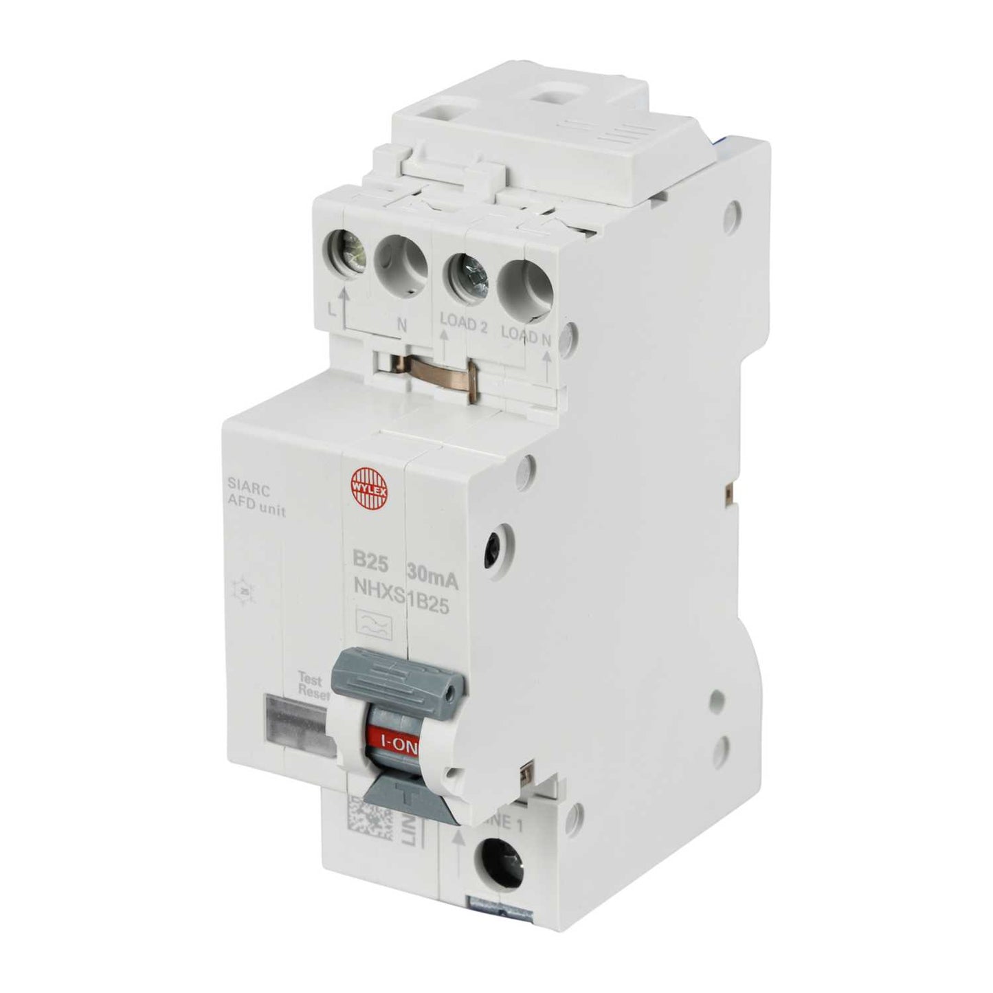Wylex 25A Double Pole 2 Module B Curve 6kA 30mA Type A Afdd Combined Rcbo