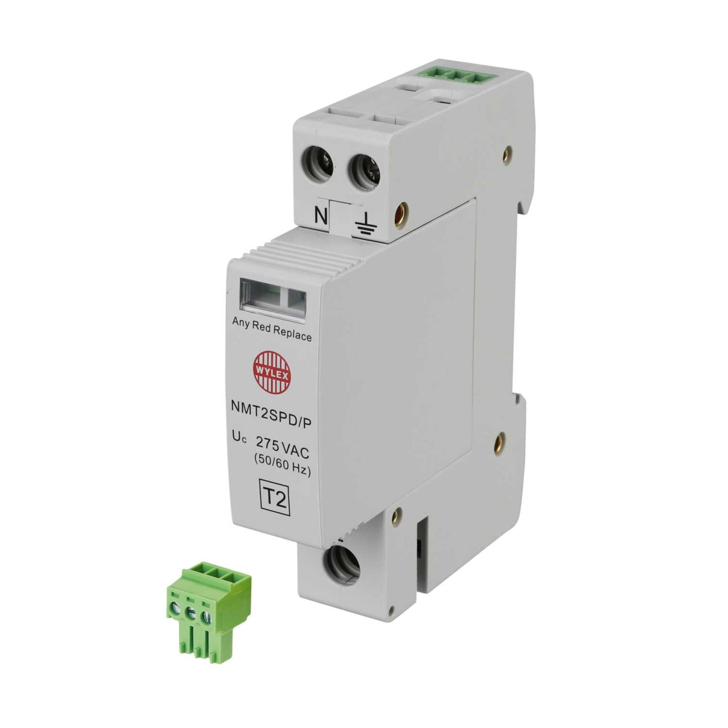 Wylex 40kA 1 Module Single Pole and Neutral Type 2 Surge Protector