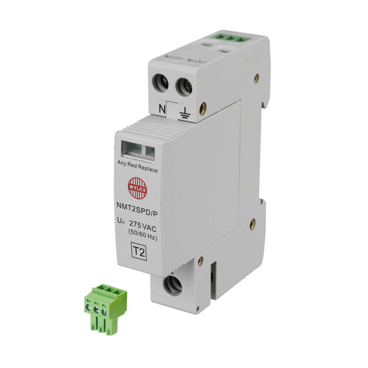 Wylex 40kA 1 Module Single Pole and Neutral Type 2 Surge Protector
