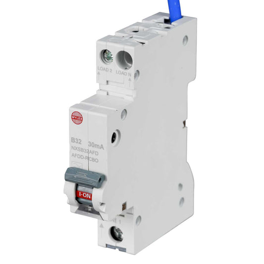 Wylex 32A 1P+N 1 Module B Curve 6kA 30mA Type A Afdd Combined Rcbo