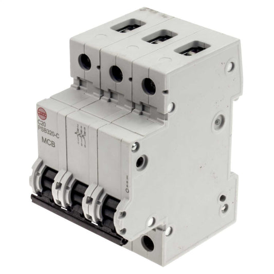 Wylex PSB 20A Triple Pole 10kA C Curve MCB