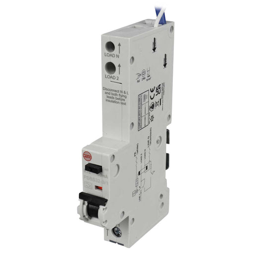 Wylex Psbs 32A 1P+N 1 Module B Curve 10kA 30mA Type A Rcbo