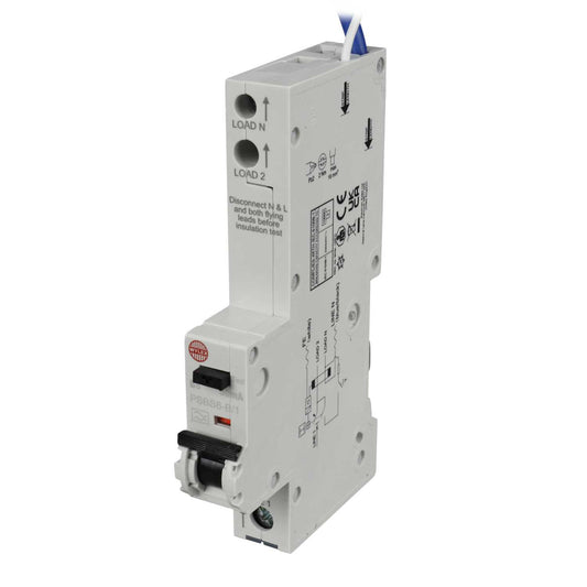 Wylex Psbs 6A 1P+N 1 Module B Curve 10kA 30mA Type A Rcbo