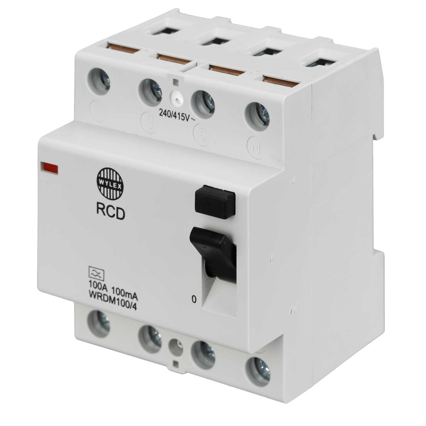 Wylex 100A 4 Pole 100mA Type A RCD