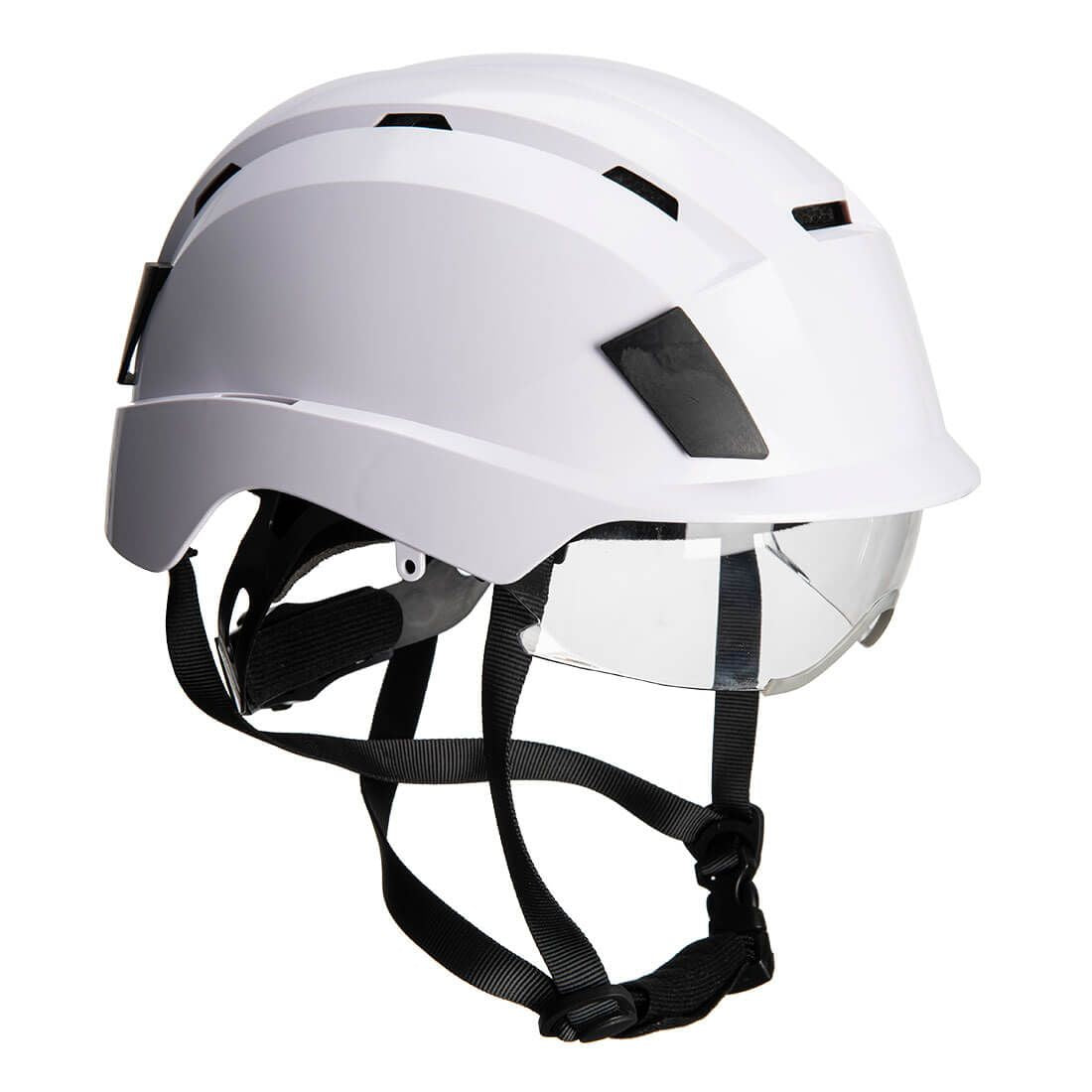 Integrated Visor Helmet, , R, White