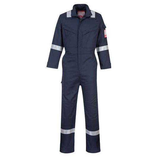 Bizflame Industry Coverall, 4XL, R, Navy
