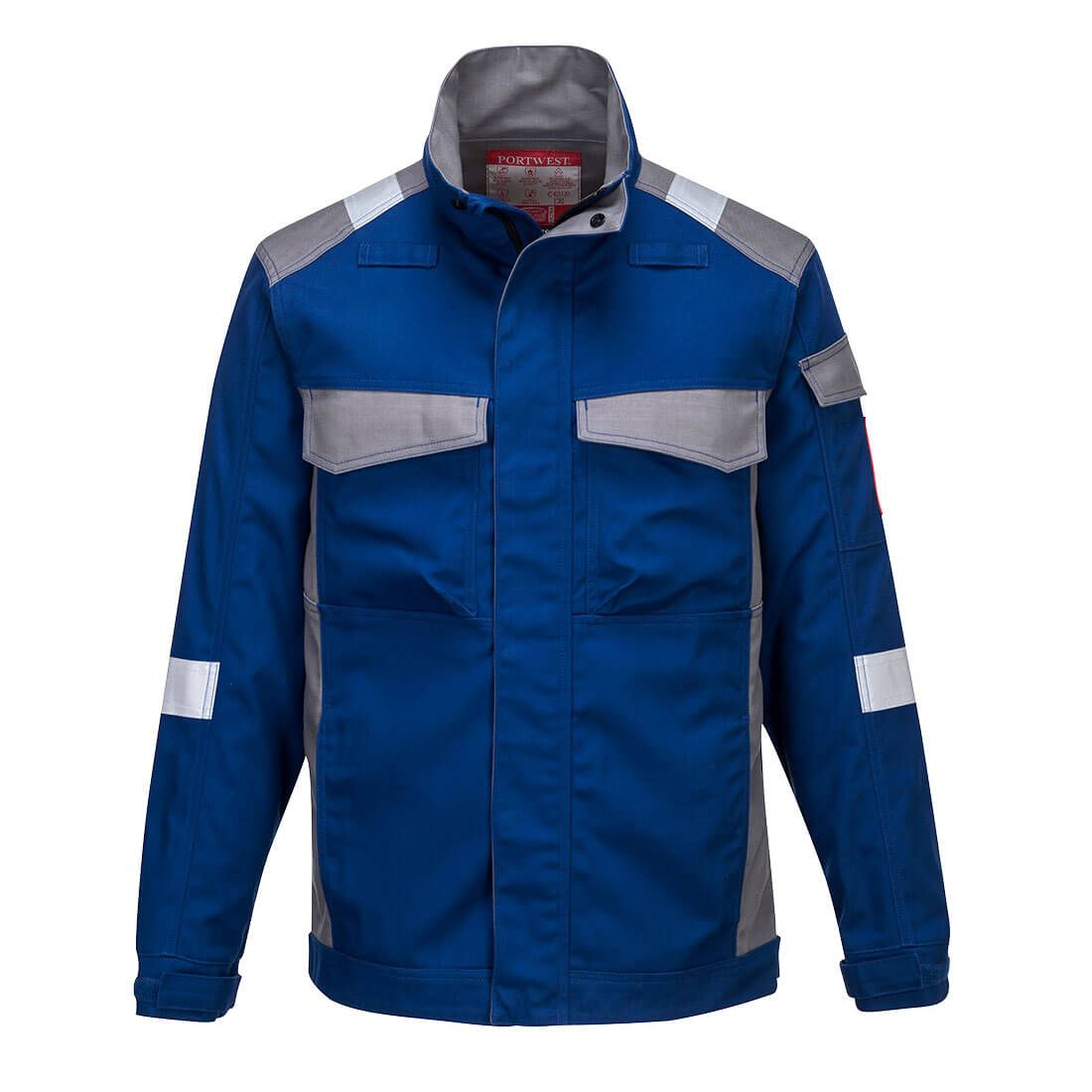 Bizflame Industry Two Tone Jacket, L, R, Royal Blue