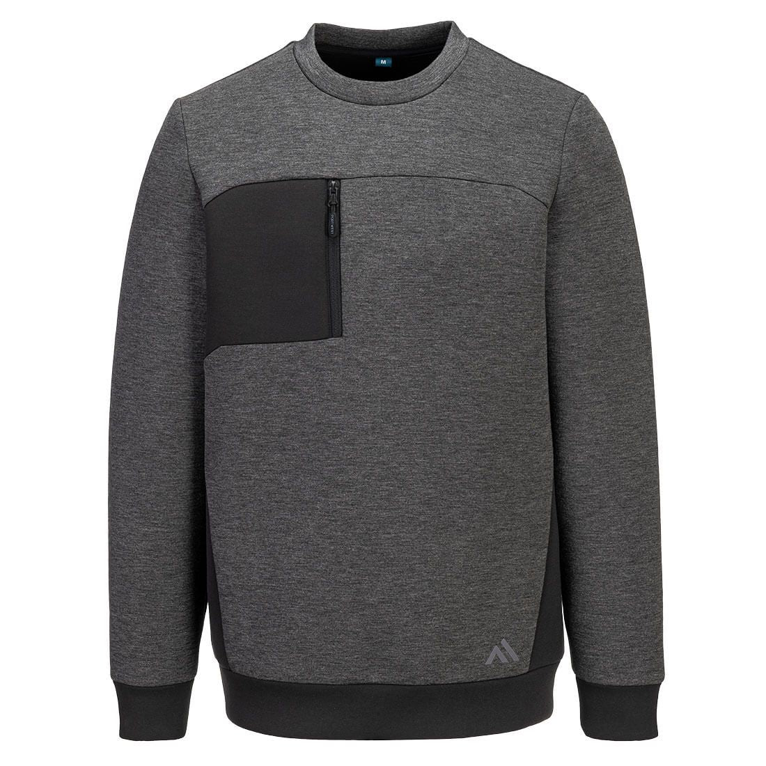KX3 Sport Tech Sweatshirt, L, R, Metal Grey