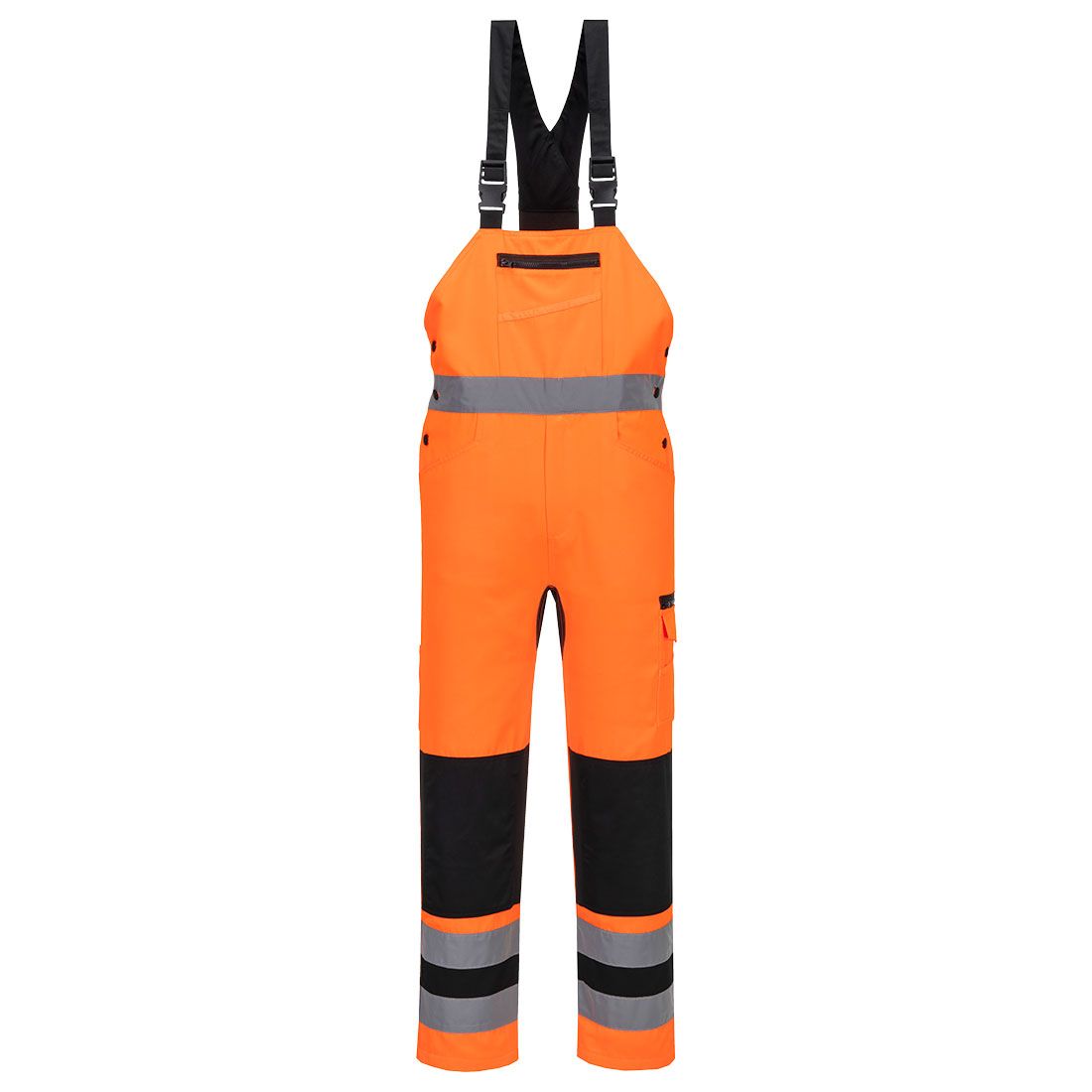 WX2 Eco Hi-Vis Bib & Brace, 4XL, R, Orange/Black