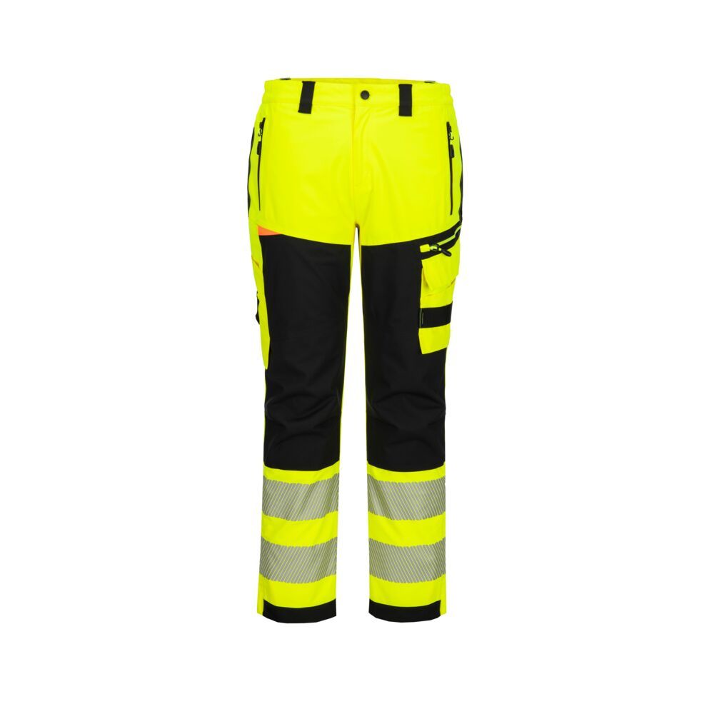 DX4 Hi-Vis Rain Trouser, 28, R, Yellow/Black