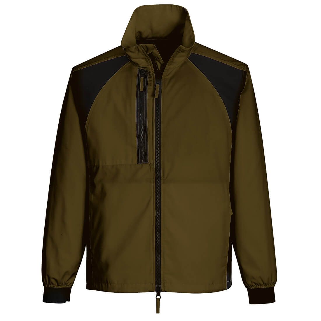WX2 Eco Stretch Work Jacket, L, R, Olive Green