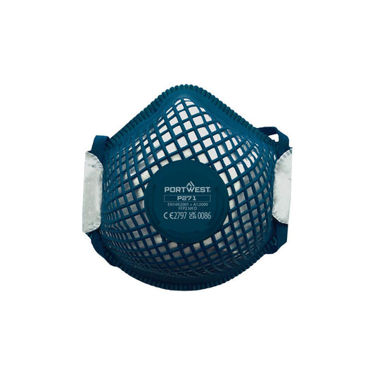 ERGONET FFP2 Valved Dolomite Respirator (Pk10), , R, White