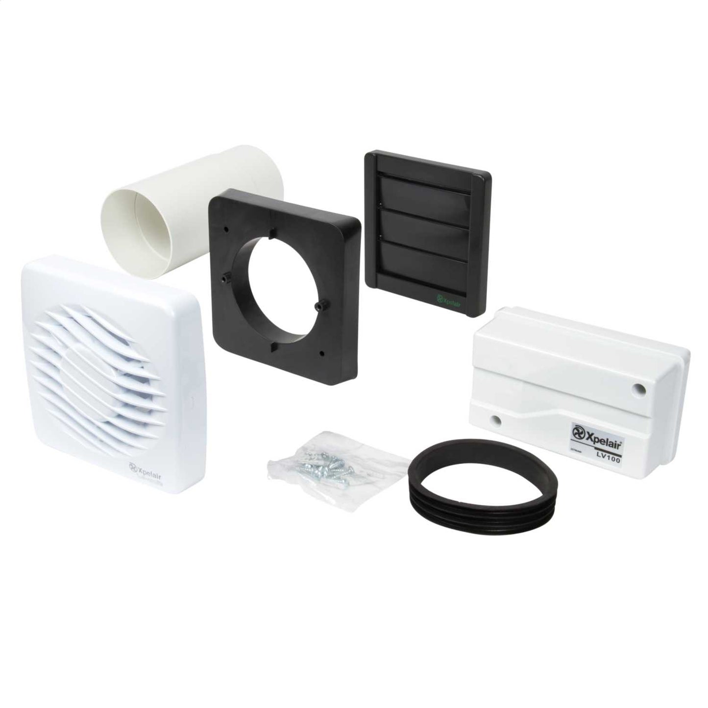 Xpelair LV100HTA 100mm 4" Selv Fan with Humidistat and Timer