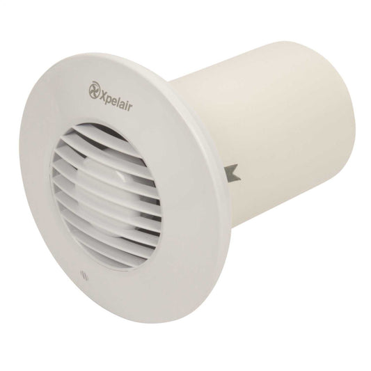 Xpelair DX100TR 100mm 4" Simply Silent Fan with Timer and Wall Kit
