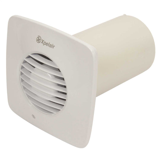 Xpelair DX100TS 100mm 4" Simply Silent Fan with Timer and Wall Kit