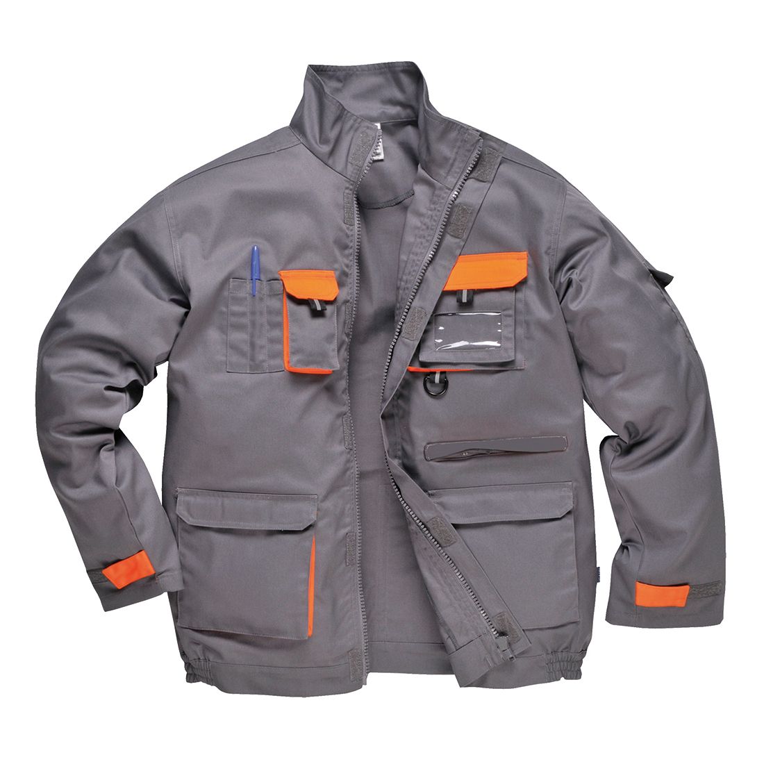 Portwest Texo Contrast Jacket, 4XL, R, Grey