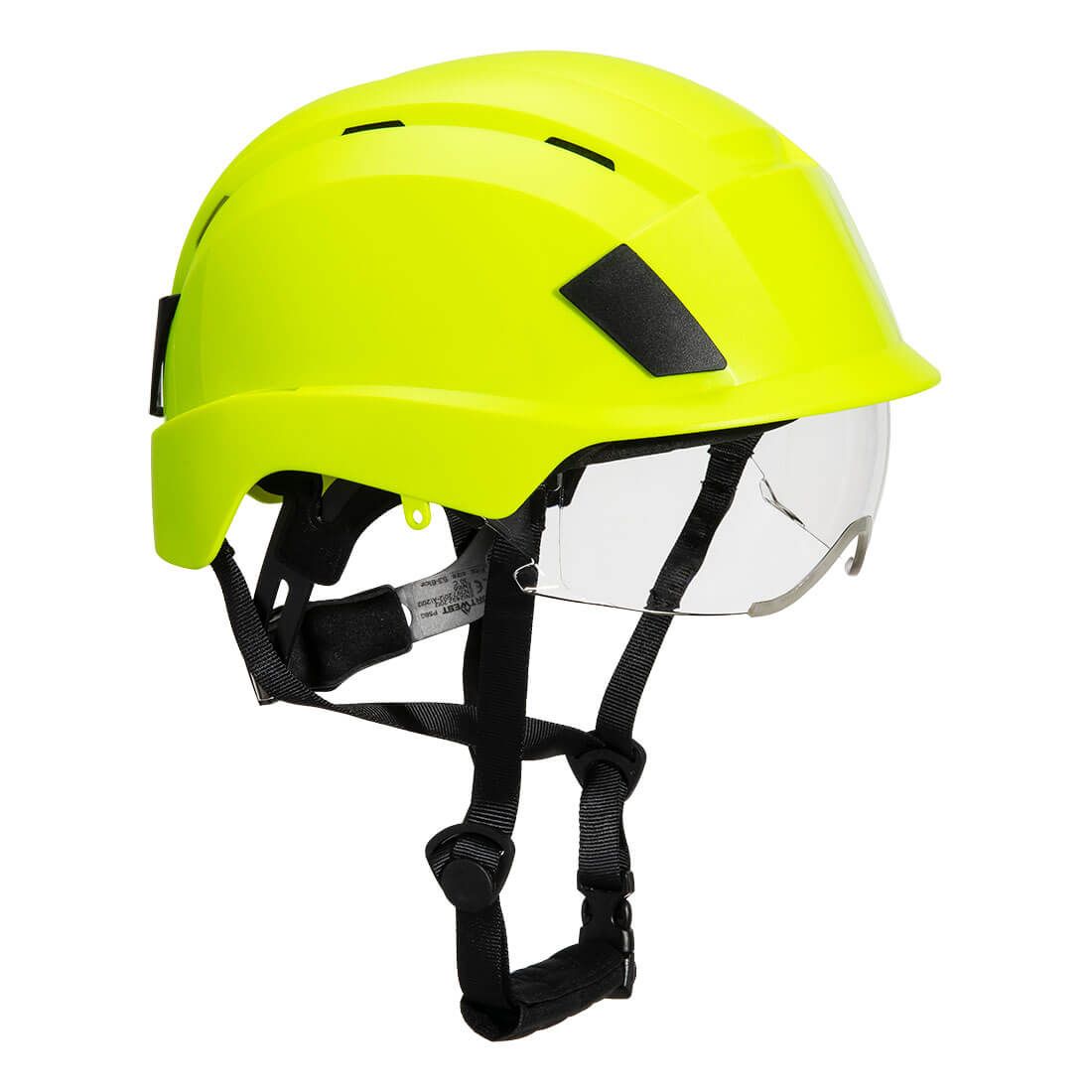 Integrated Visor Helmet, , R, Yellow