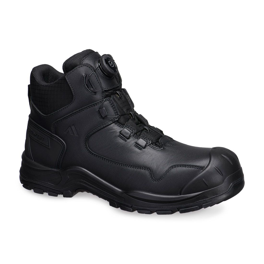 Composite Leather Ankle Boot S3S HRO SR FO SC, 35, R, Black
