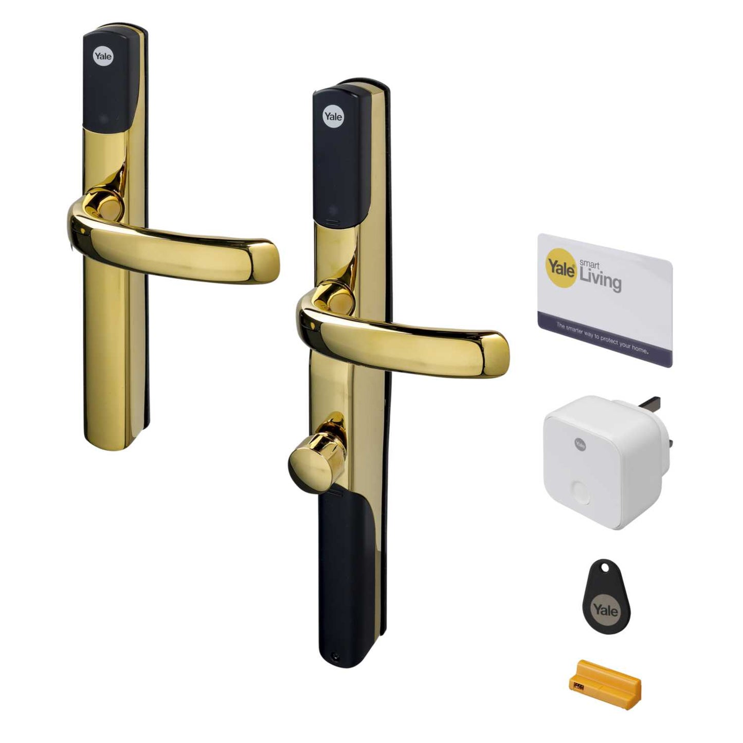 Yale Conexis L2 Smart Door Lock Polished Brass