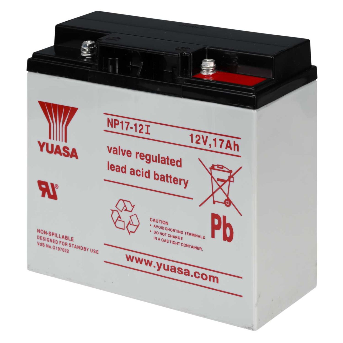 Yuasa 17Ah 12V Sealed Lead Acid Battery