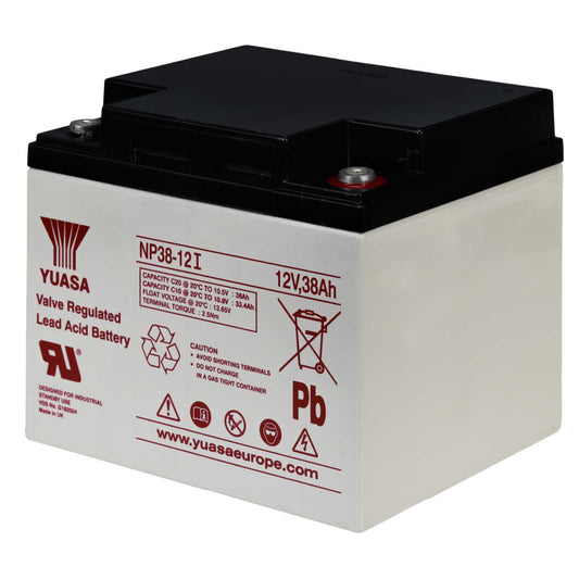 Yuasa 38Ah 12V Sealed Lead Acid Battery