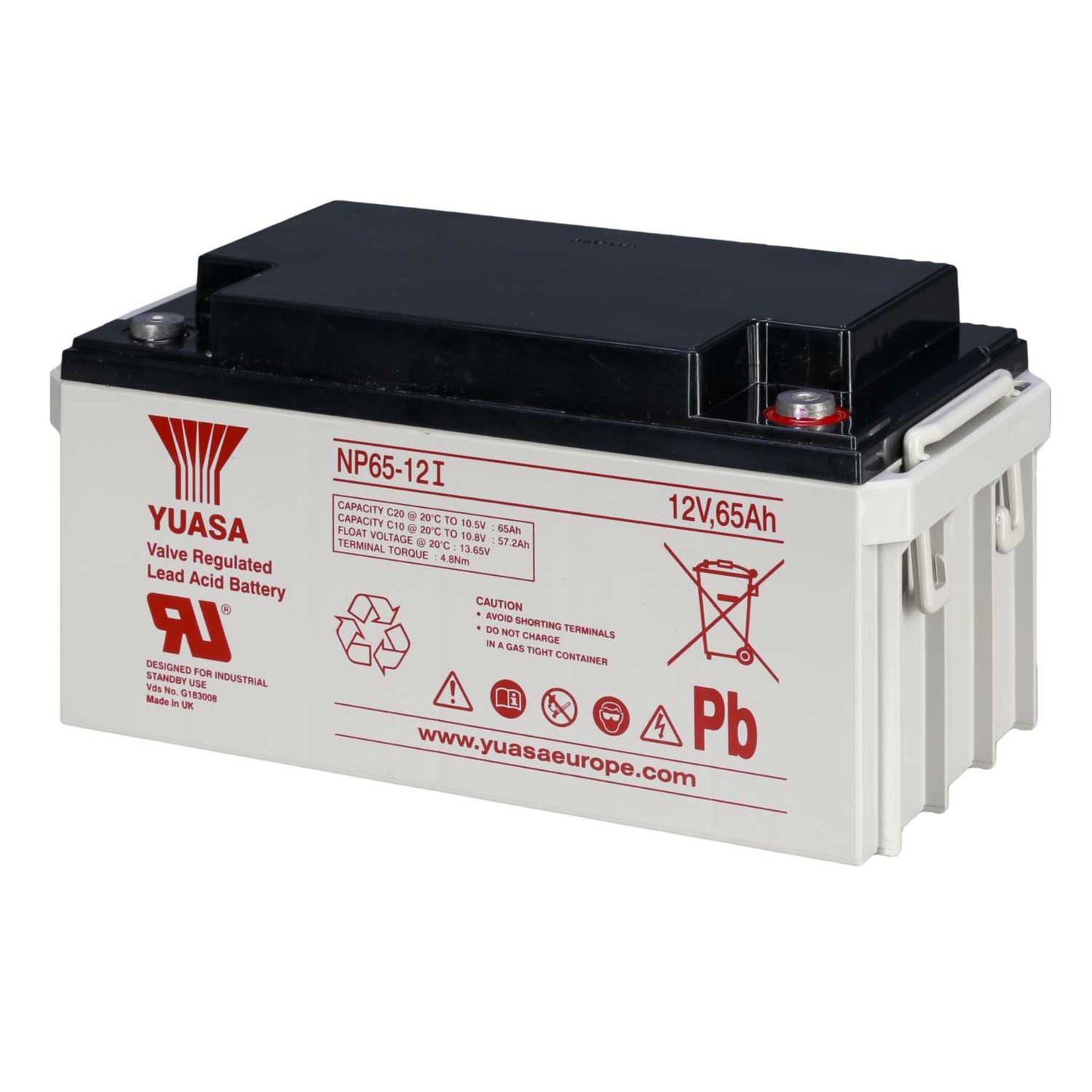 Yuasa 65Ah 12V Sealed Lead Acid Battery