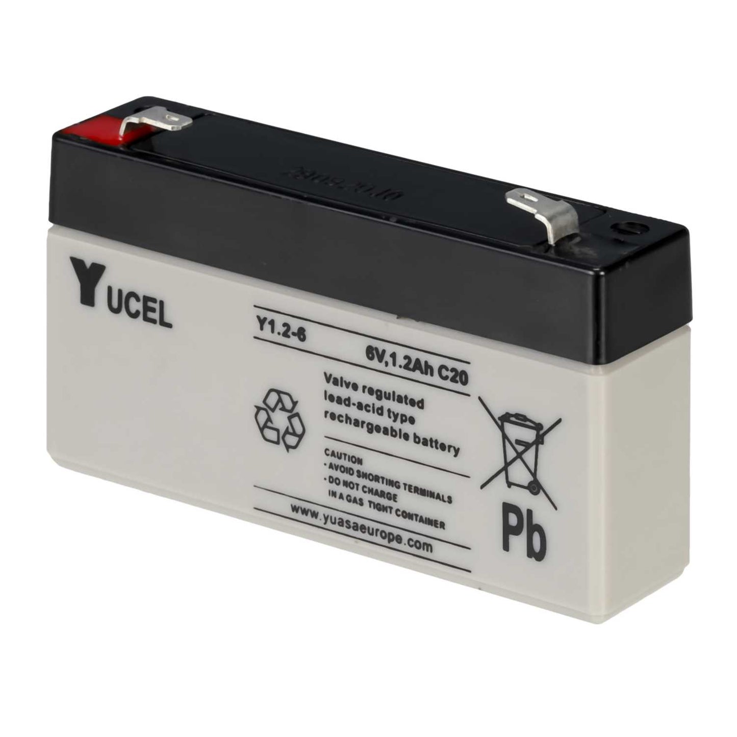 Yuasa 1.2Ah 6V Sealed Lead Acid Yucel Battery