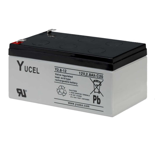 Yuasa 2.8Ah 12V Sealed Lead Acid Yucel Battery
