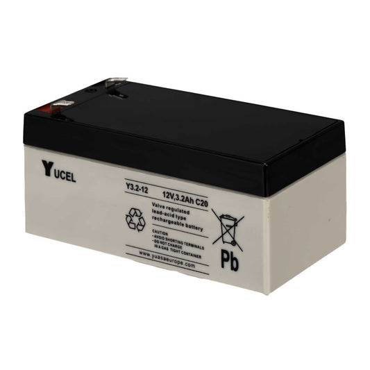 Yuasa 3.2Ah 12V Sealed Lead Acid Yucel Battery