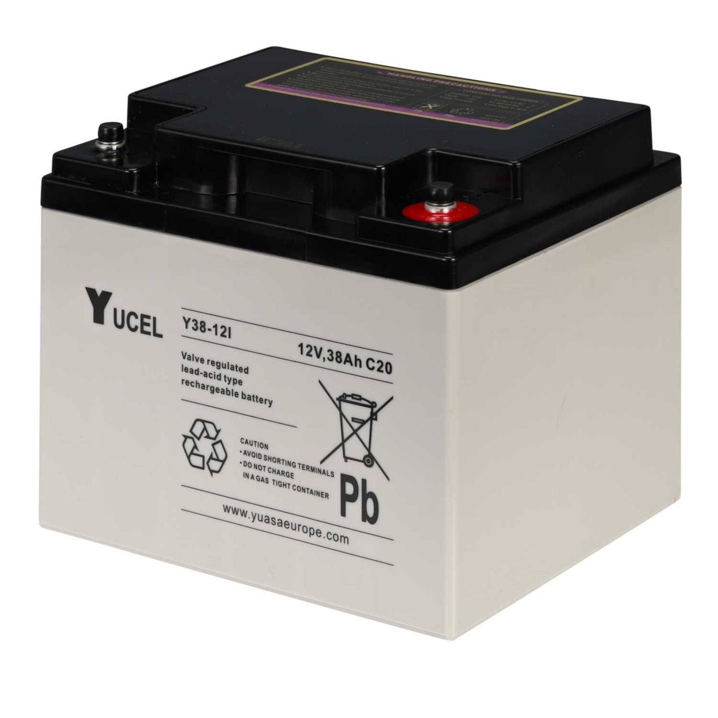 Yuasa 38Ah 12V Sealed Lead Acid Yucel Battery
