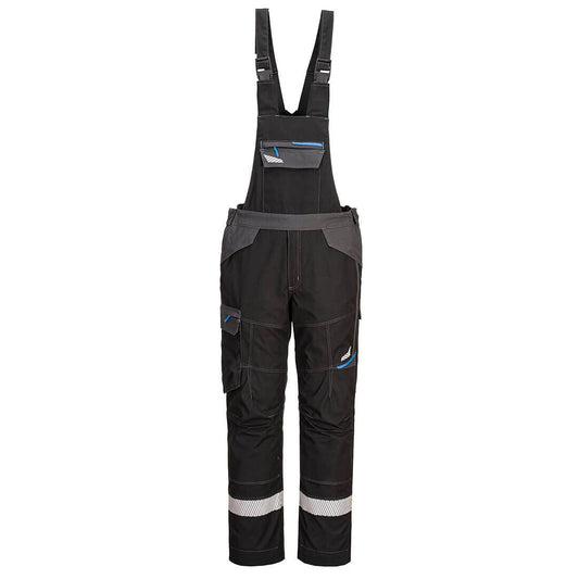 WX3 FR Bib and Brace, L, R, Black