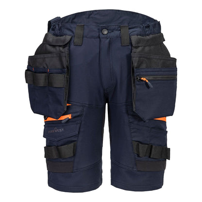 DX4 Detachable Holster Pocket Shorts, 26, R, Navy