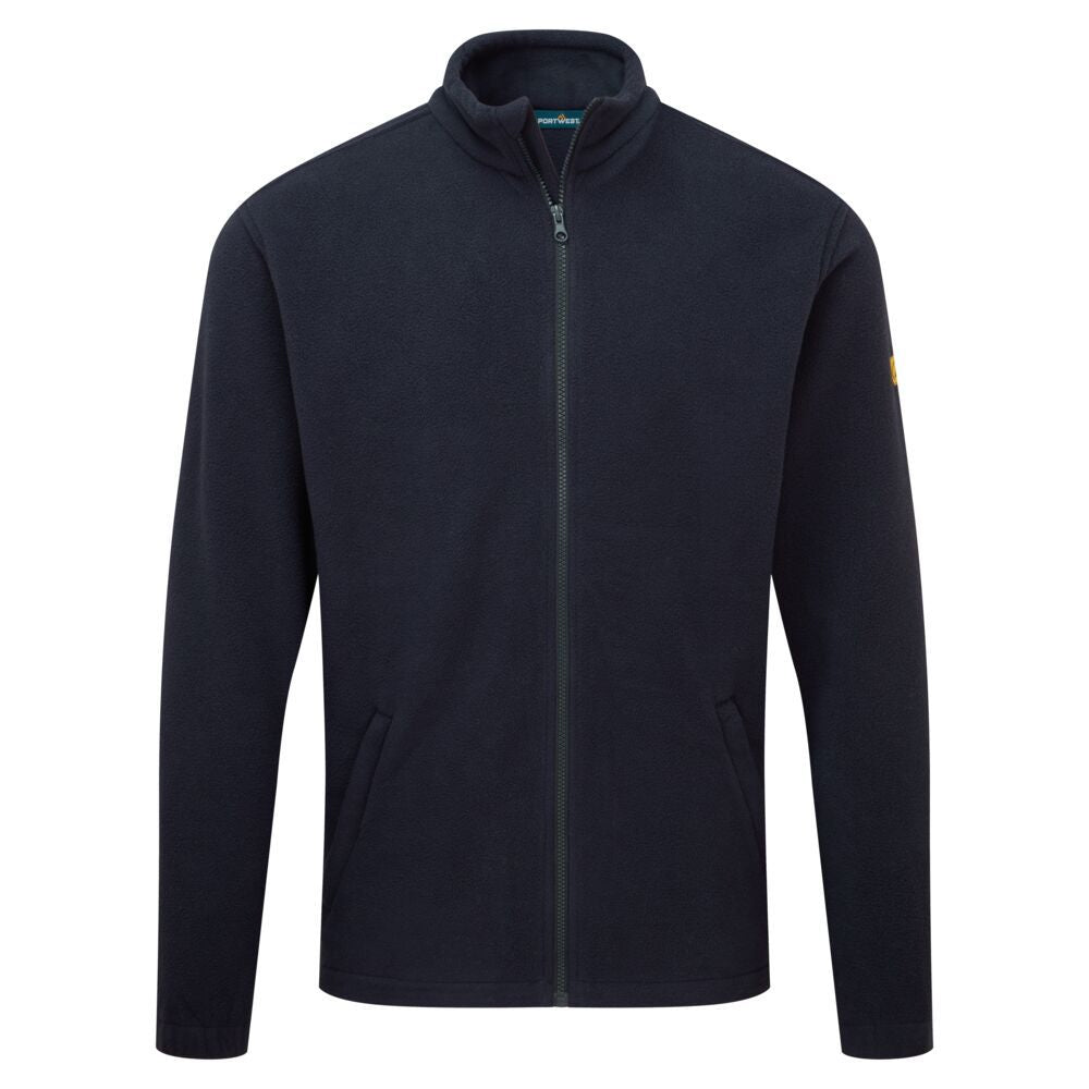 Anti-Static ESD Fleece, 4XL, R, Navy