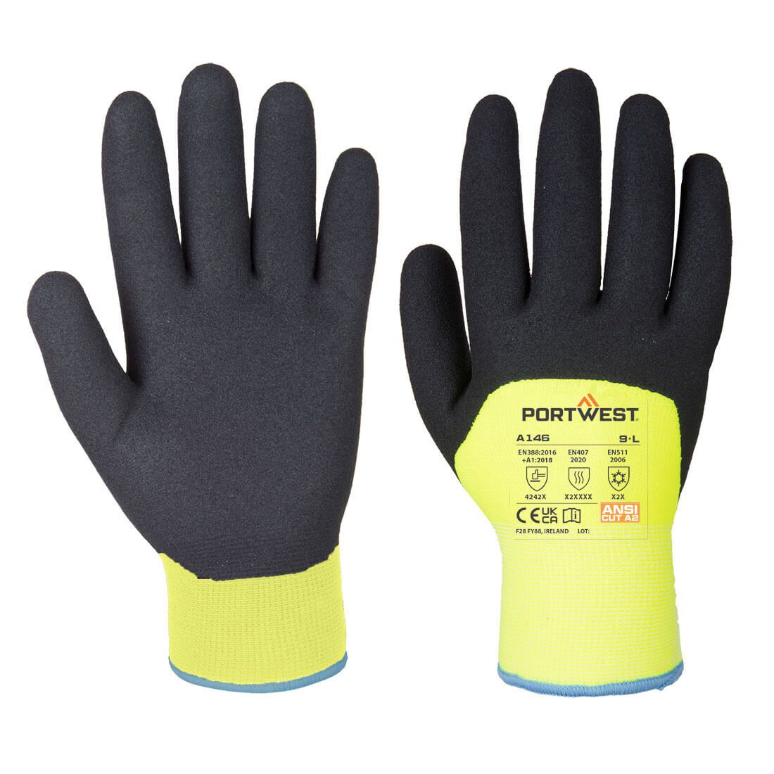 Arctic Winter Glove, L, R, Yellow