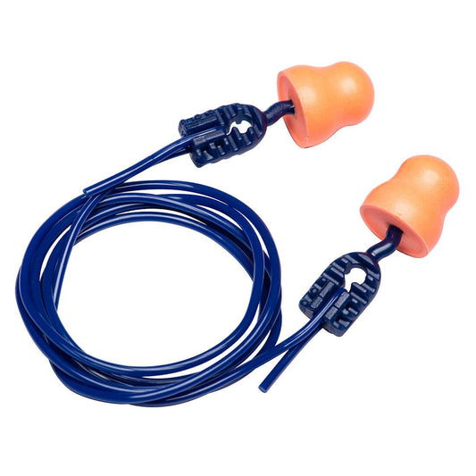 Easy Fit PU Ear Plugs Corded (200 Pairs), , R, Orange