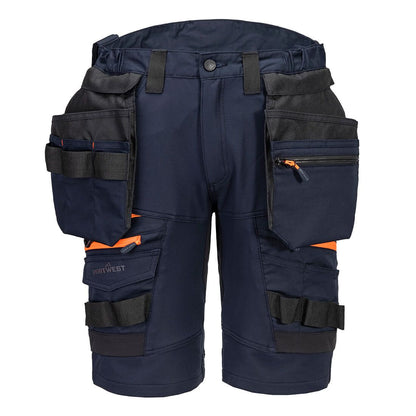 DX4 Detachable Holster Pocket Shorts, 38, R, Dark Navy